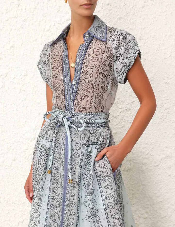 Amalia Lübeck | Bohemian Print Zweiteiliges Ensemble