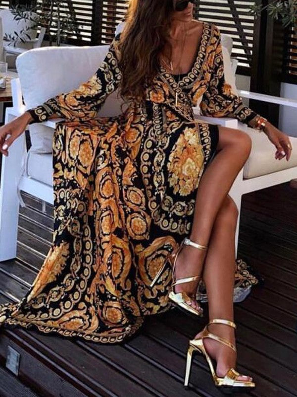Paulina Görlitz | Boho Bedrucktes Kleid