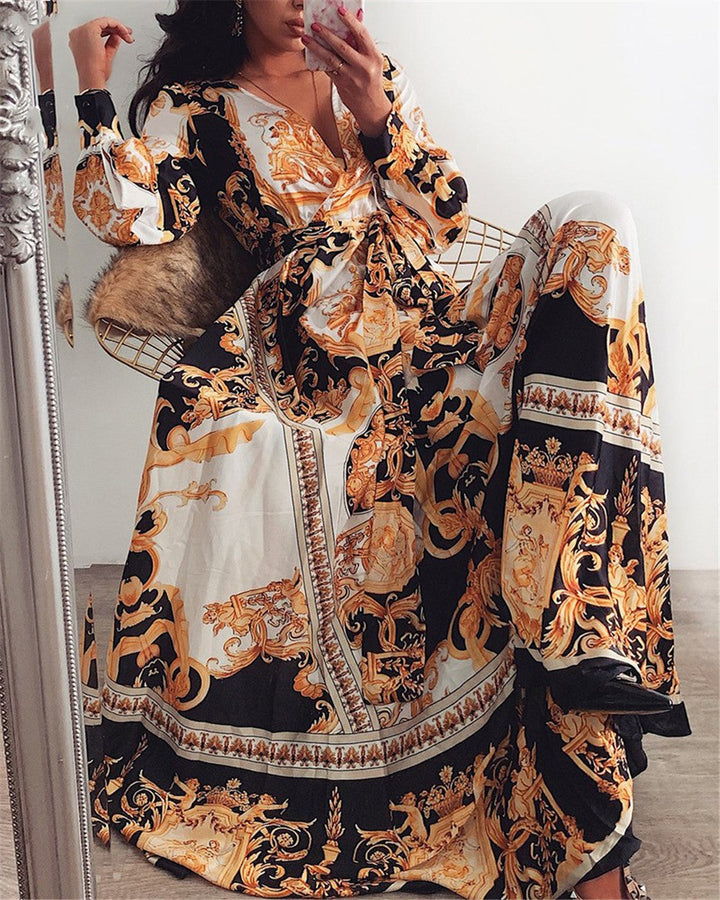 Paulina Görlitz | Boho Bedrucktes Kleid