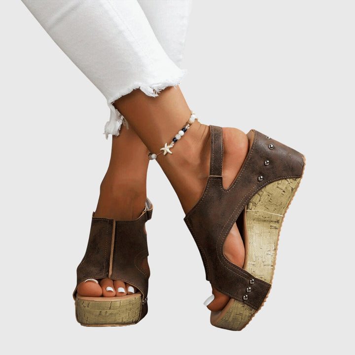 Luise Wismar | Schicke Orthopädische Sandalen in Beige