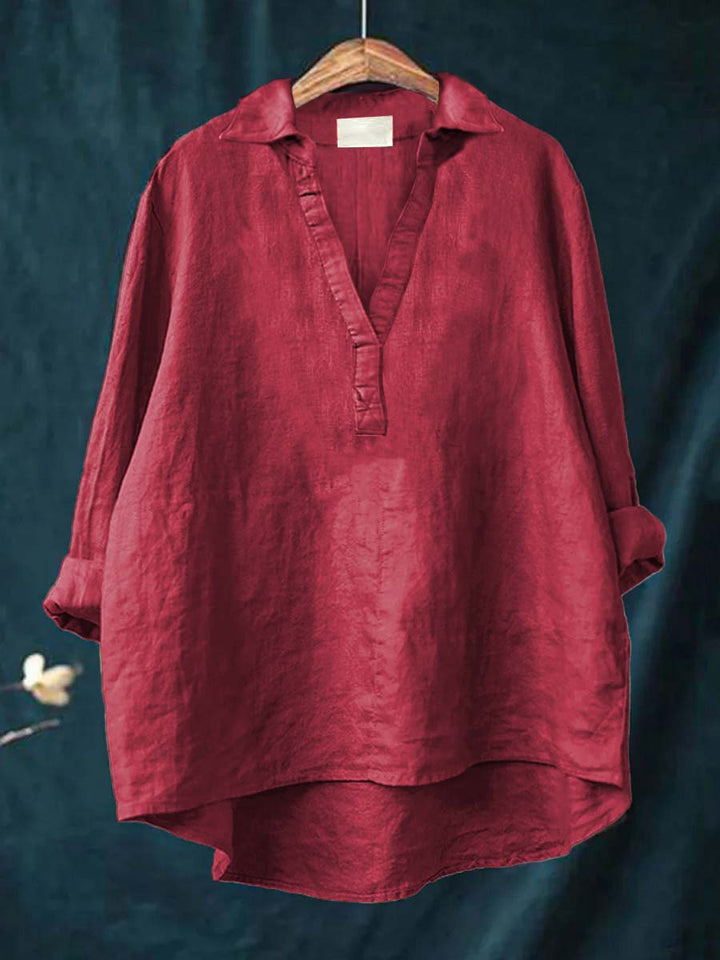 Ida Aachen | Elegante Sommerbluse in Rosé Grau