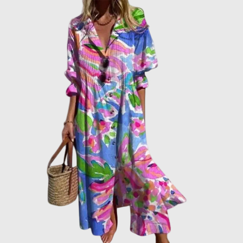 Leonie Marburg | Elegantes Maxikleid im Boho-Stil