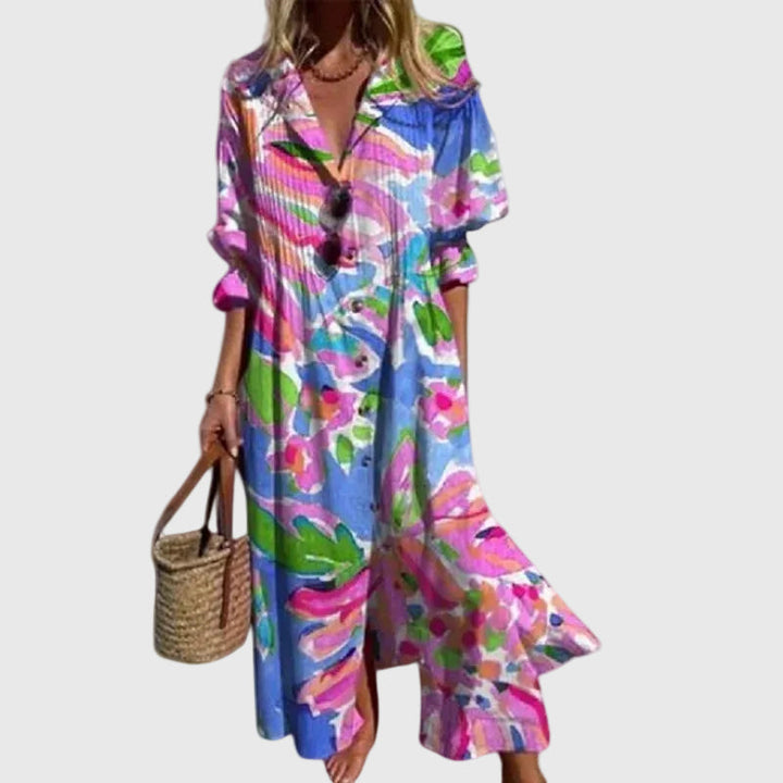 Leonie Marburg | Elegantes Maxikleid im Boho-Stil