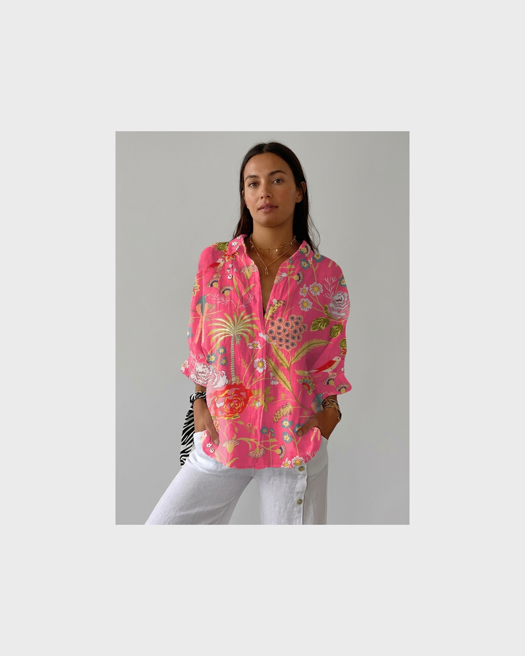 Anna Bamberg | Leichte und Farbenfrohe Druckbluse