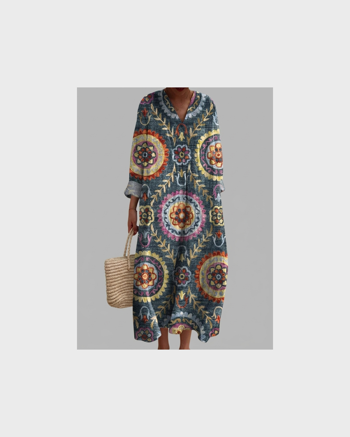 Anna Erfurt | Flatterndes Bedrucktes Sommerkleid