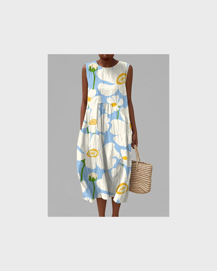 Anna Wismar | Bequeme Ärmellose Sommerkleid