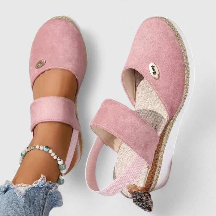 Paulina Lübeck | Bequeme Orthopädische Sandalen in Beige