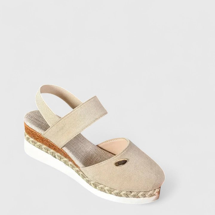 Paulina Lübeck | Bequeme Orthopädische Sandalen in Beige