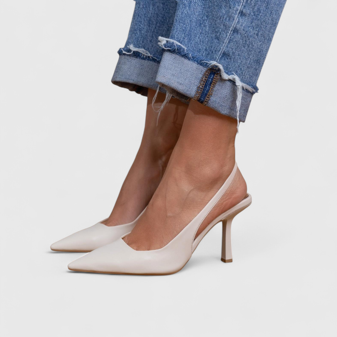Irmgard Eisenach | Orthopädische High Heels in Beige