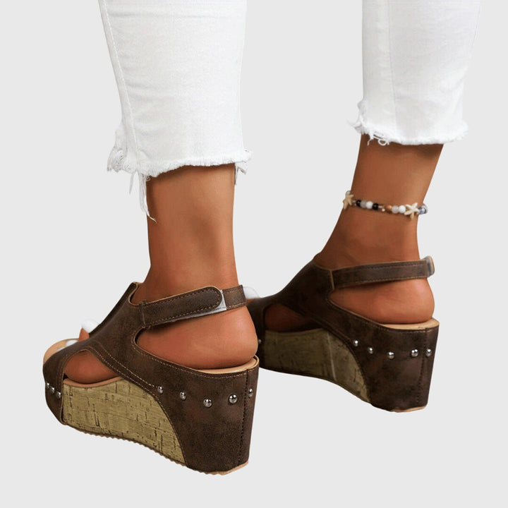 Luise Wismar | Schicke Orthopädische Sandalen in Beige