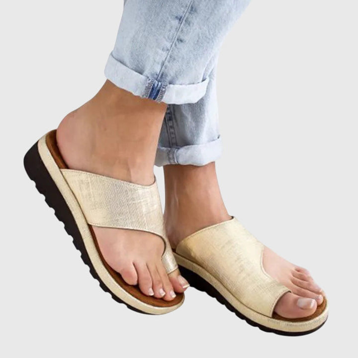 Frieda Celle | Orthopädische Sandalen in Gelb