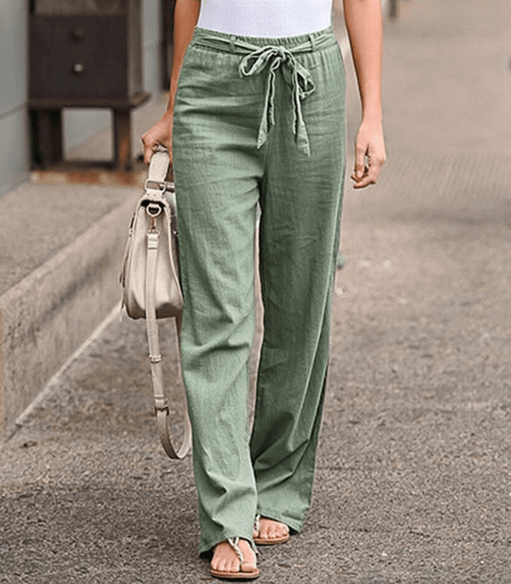 Karolina Goslar | Damen Freizeitpants mit Kordelzug und Elastischem Bund