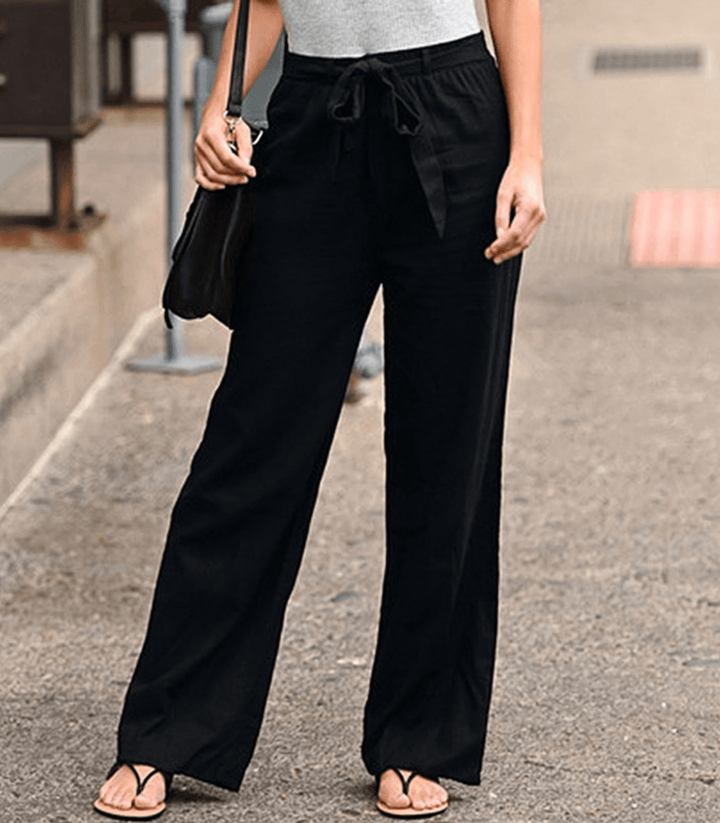 Karolina Goslar | Damen Freizeitpants mit Kordelzug und Elastischem Bund