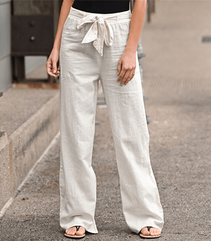 Karolina Goslar | Damen Freizeitpants mit Kordelzug und Elastischem Bund