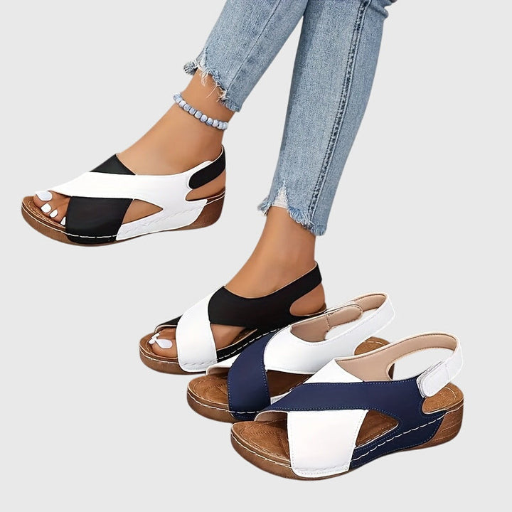 Christiane Konstanz | Bequeme Orthopädische Sandalen in Beige Wildleder