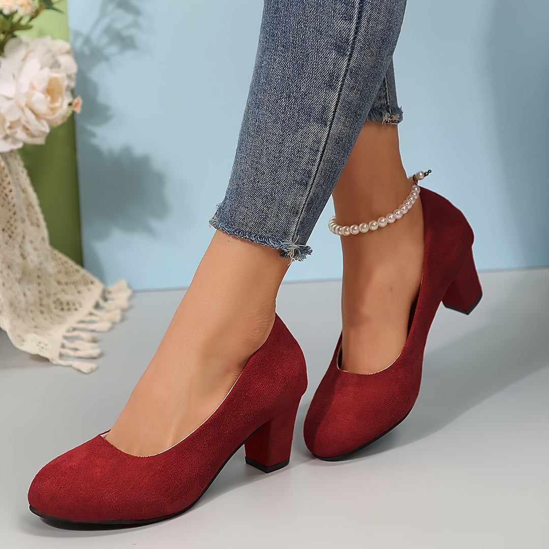 Luise Baden-Baden | Orthopädische Absätze in Rot