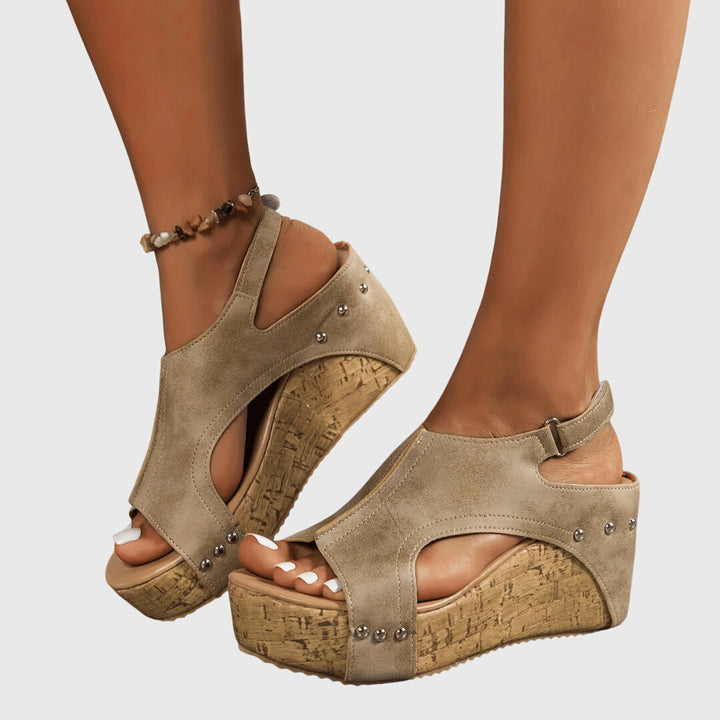Luise Wismar | Schicke Orthopädische Sandalen in Beige