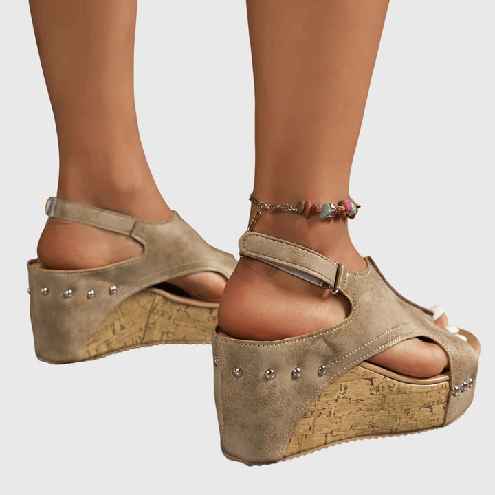 Luise Wismar | Schicke Orthopädische Sandalen in Beige