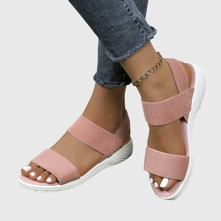 Greta Landshut | Elegante Orthopädische Sandalen in Schwarz