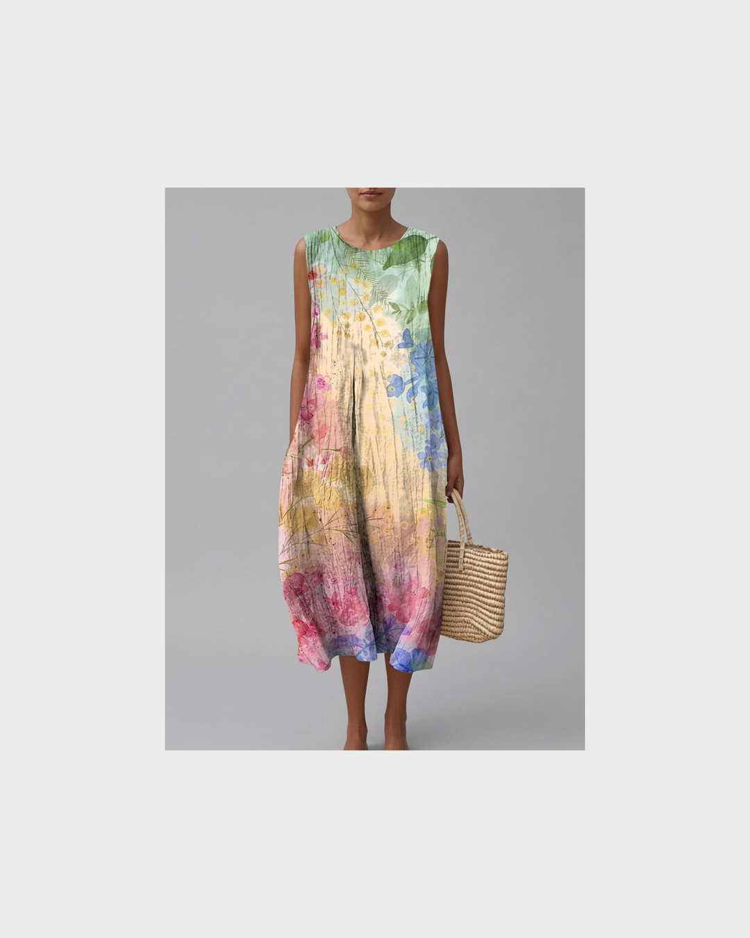Charlotte Ansbach | Bequeme Sommerkleid Ohne Ärmel