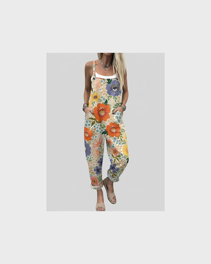 Christiane Celle | Bunte Blumen-Latzhose Mehrfarbig