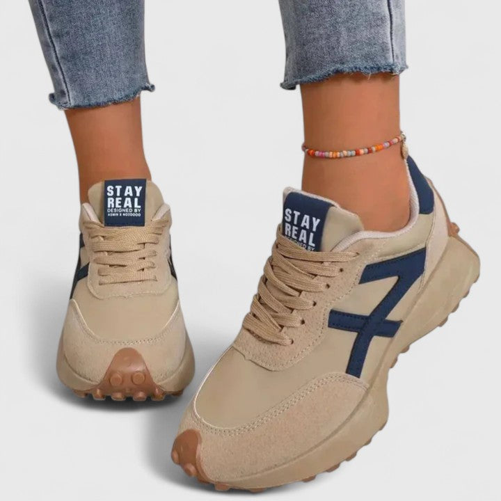 Wilhelmine Bayreuth | Orthopädische Sneakers in Schwarz / Beige