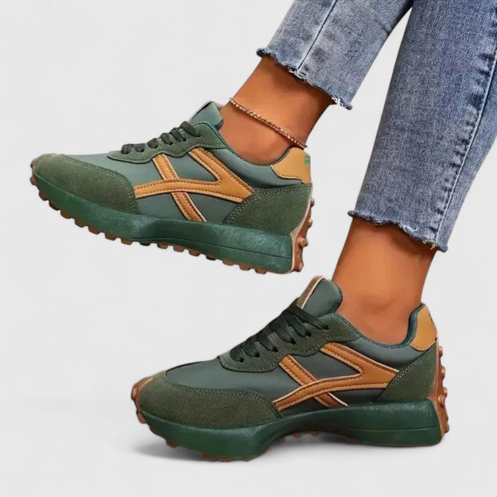 Wilhelmine Bayreuth | Orthopädische Sneakers in Schwarz / Beige