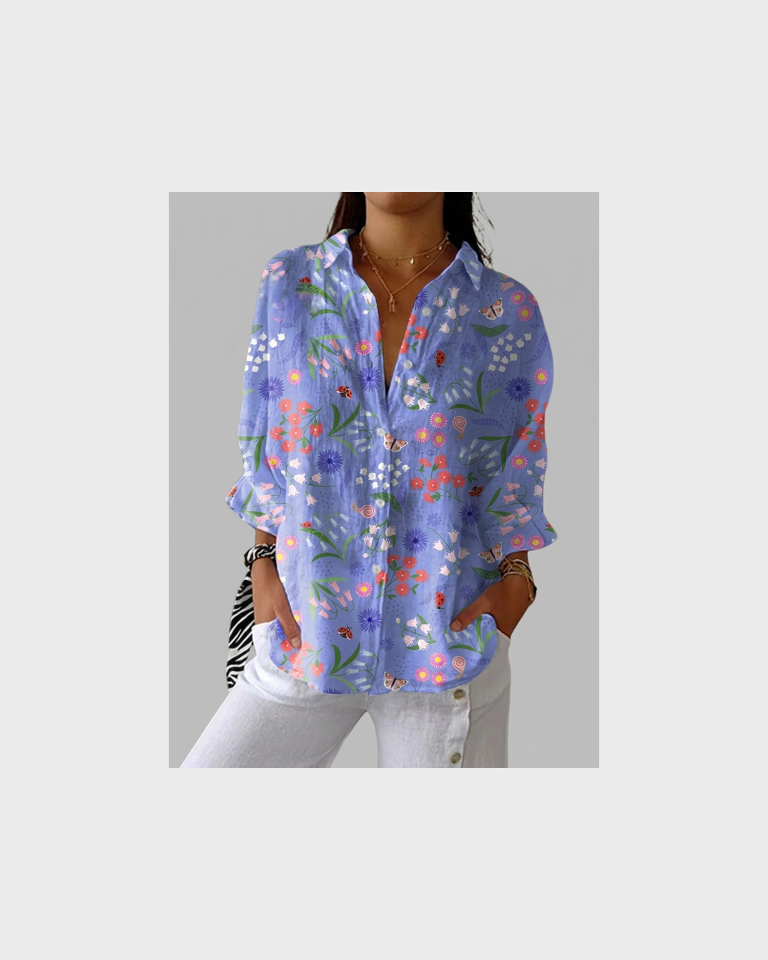 Cornelia Konstanz | Leichte und Farbenfrohe Druckbluse