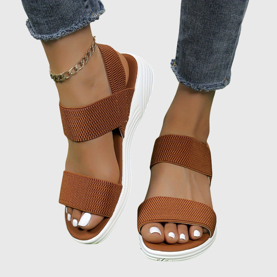 Greta Landshut | Elegante Orthopädische Sandalen in Schwarz