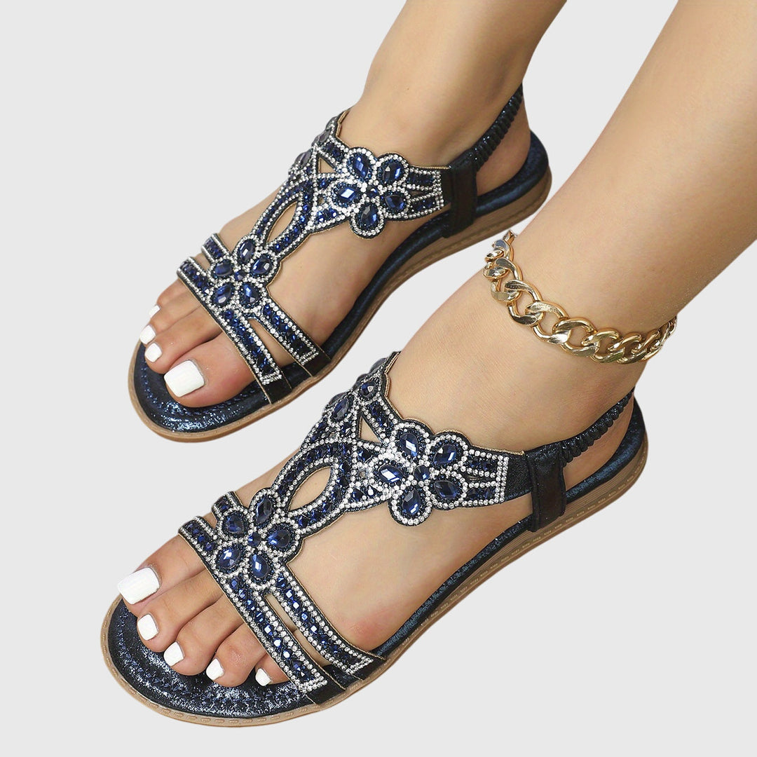 Gudrun Potsdam | Elegante Orthopädische Sandalen in Blau