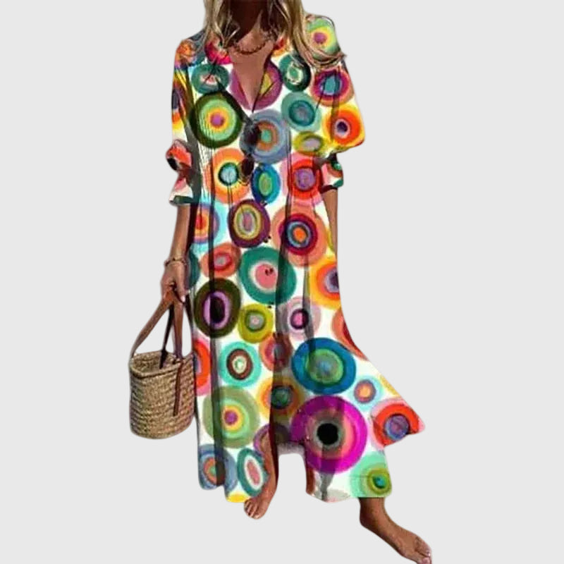 Leonie Marburg | Elegantes Maxikleid im Boho-Stil
