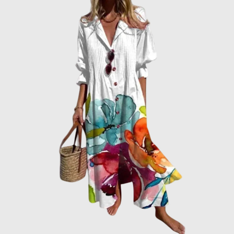 Leonie Marburg | Elegantes Maxikleid im Boho-Stil