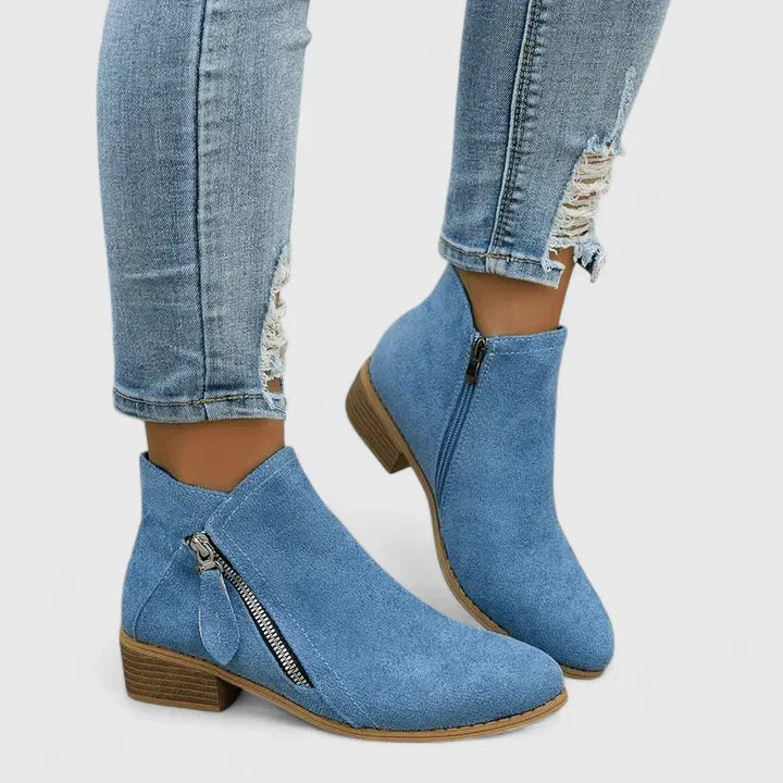 Frieda Passau | Orthopädische Stiefel in Blau
