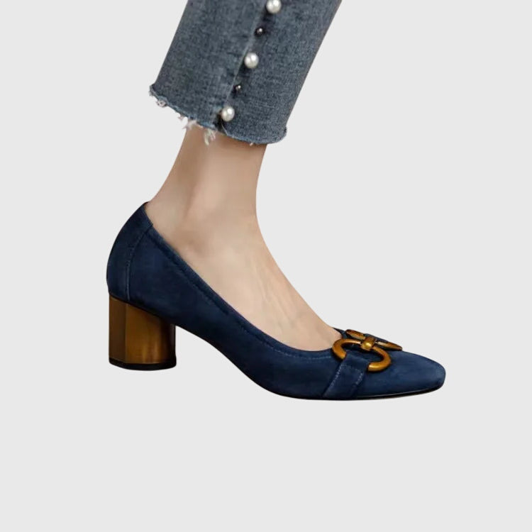 Matilda Bayreuth | Elegante High Heels in Dunkelblau