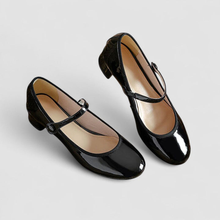 Adelheid Eisenach | Orthopädische Mary Jane Schuhe in Schwarz