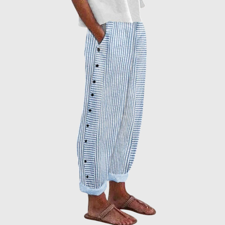 Irmgard Aachen | Elegante Hosen für Frauen in Blau