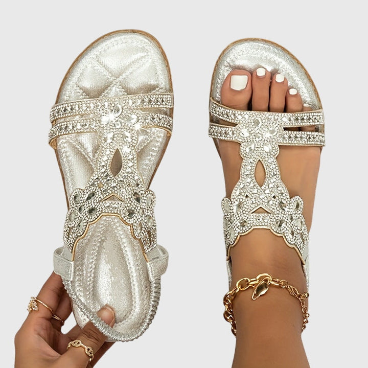 Gudrun Potsdam | Elegante Orthopädische Sandalen in Blau