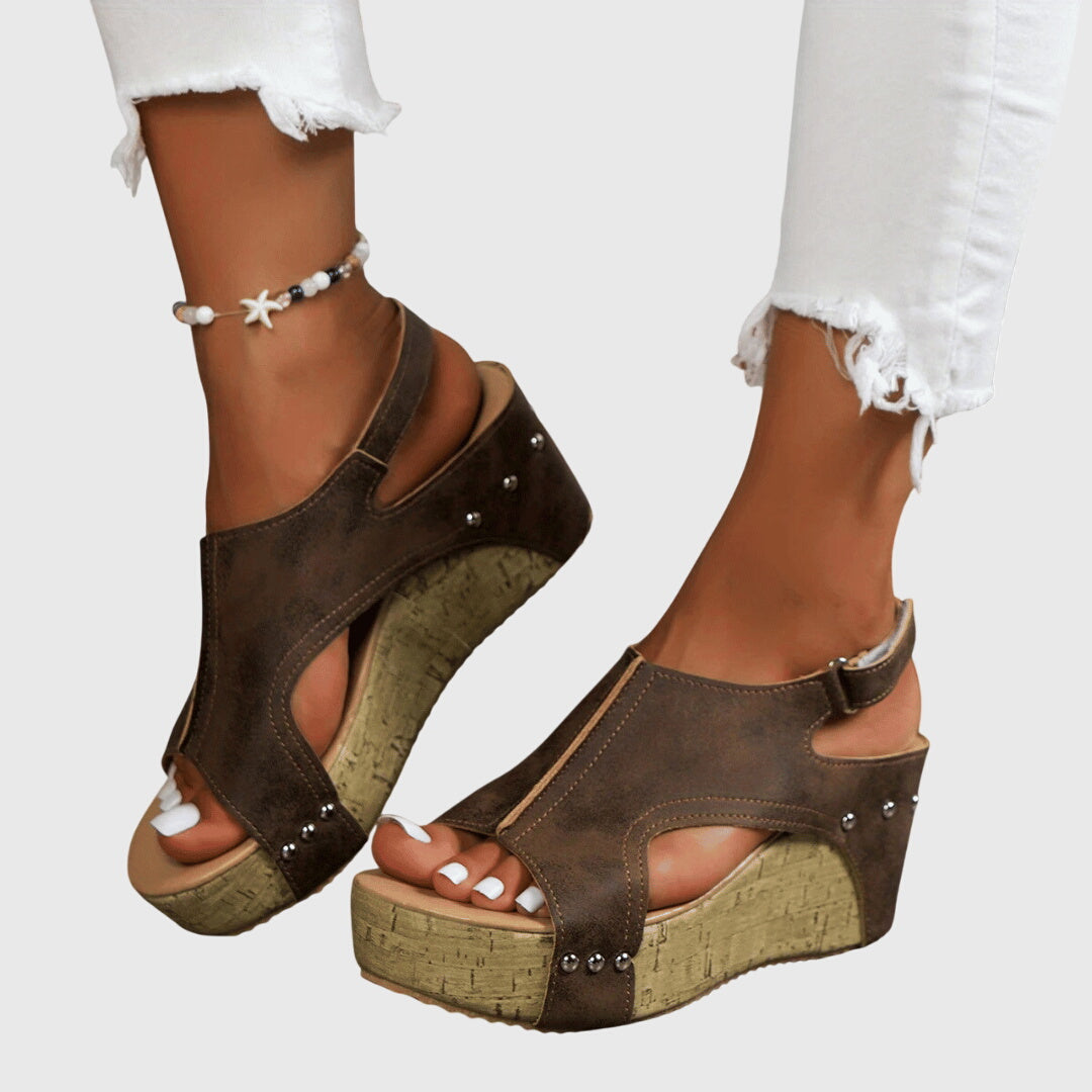 Luise Wismar | Schicke Orthopädische Sandalen in Beige