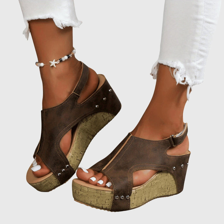 Luise Wismar | Schicke Orthopädische Sandalen in Beige