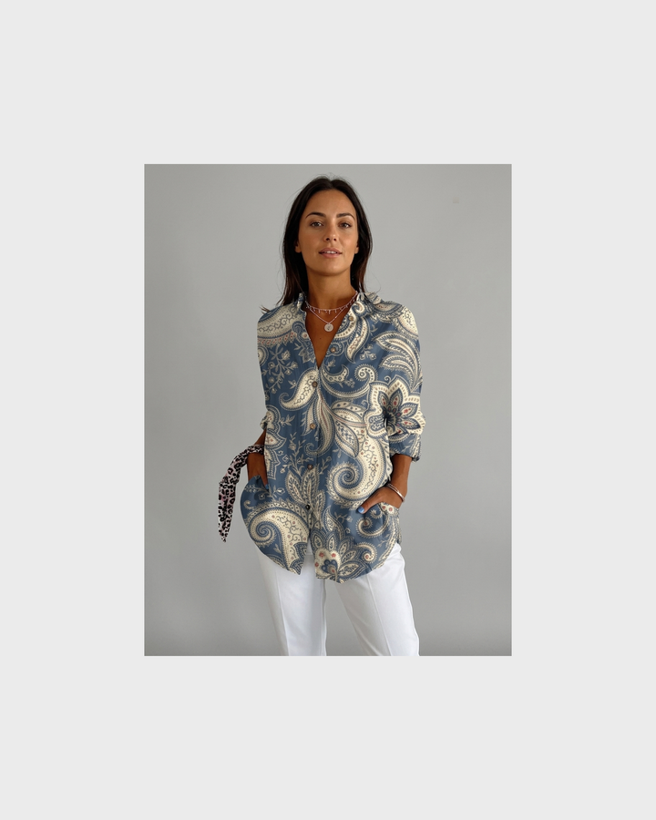 Emma Heidelberg | Leichte und Farbenfrohe Druckbluse