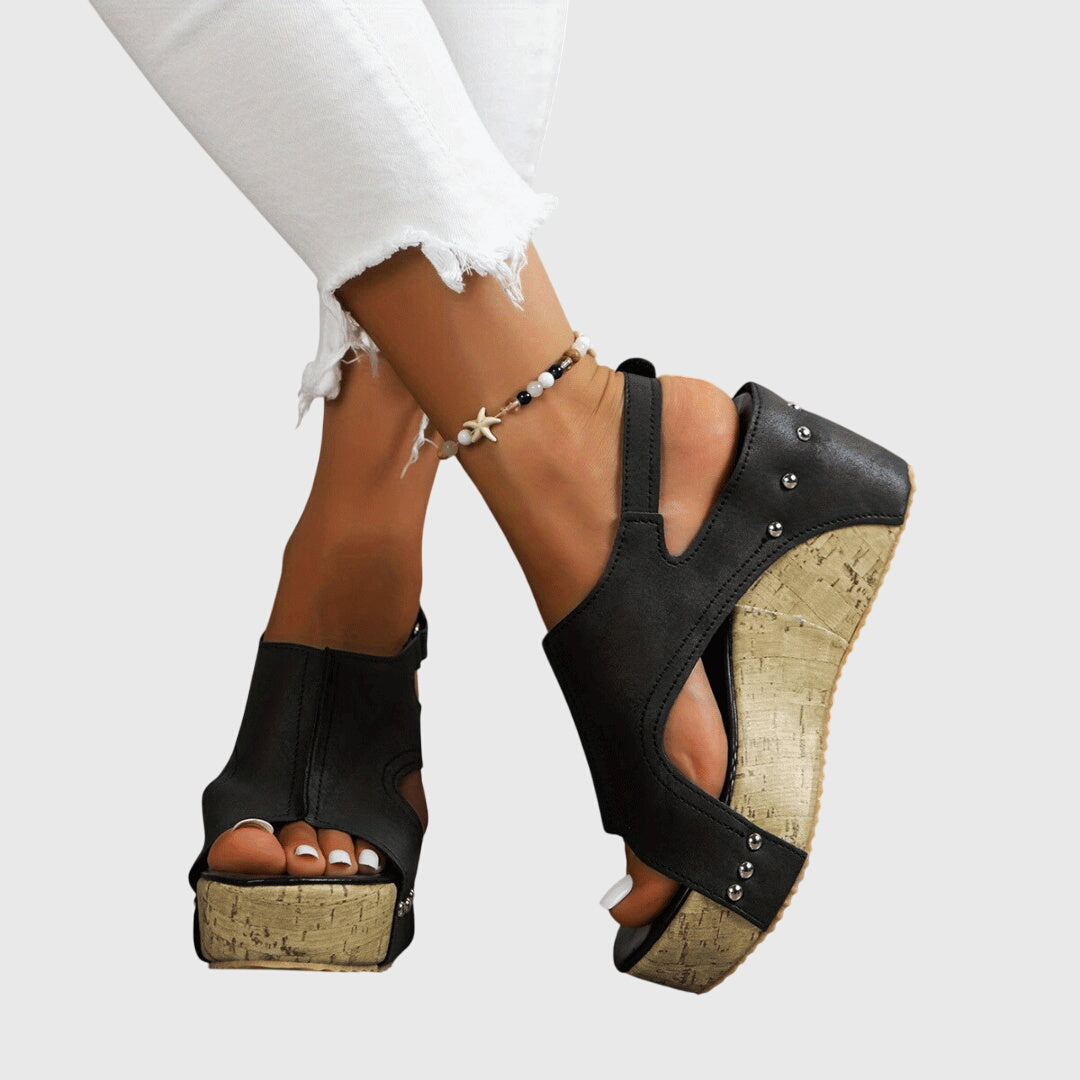 Luise Wismar | Schicke Orthopädische Sandalen in Beige