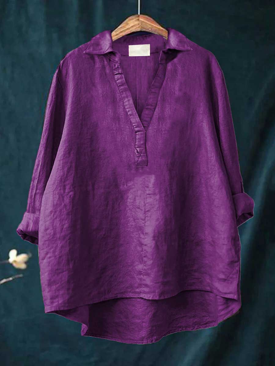 Ida Aachen | Elegante Sommerbluse in Rosé Grau