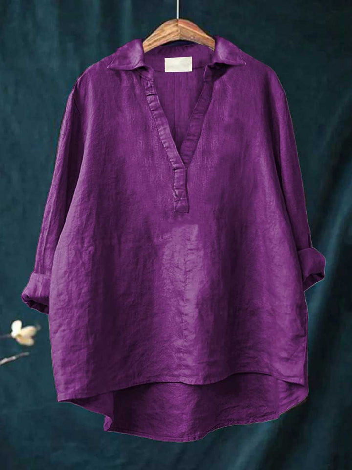Ida Aachen | Elegante Sommerbluse in Rosé Grau