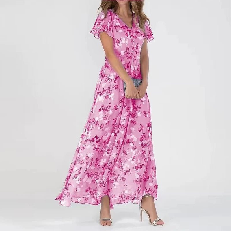 Isolde Trier | Elegantes und Fließendes Kleid mit Figurbetonendem Effekt