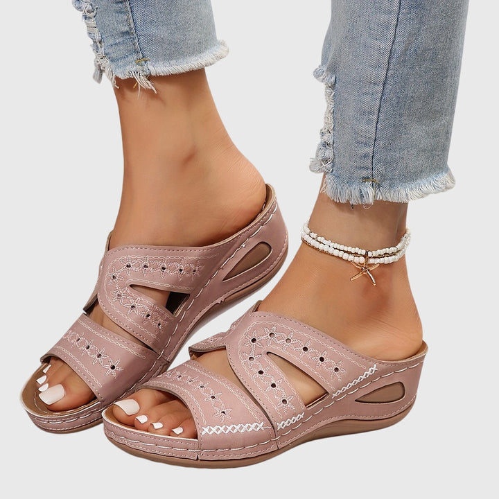 Isolde Meissen | Elegante Orthopädische Sandalen in Blau