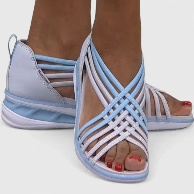 Lena Konstanz | Elegante Orthopädische Sandalen in Schwarz