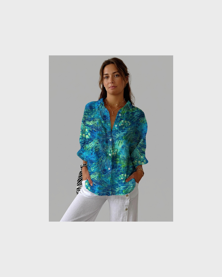 Frieda Baden-Baden | Leichte und Farbenfrohe Druckbluse