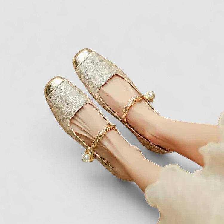 Frieda Konstanz | Orthopädische Mary Jane Schuhe in Grün