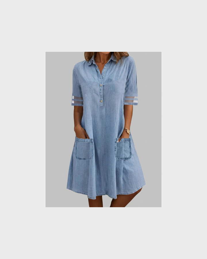Greta Rüdesheim | Lässiges Jeanskleid