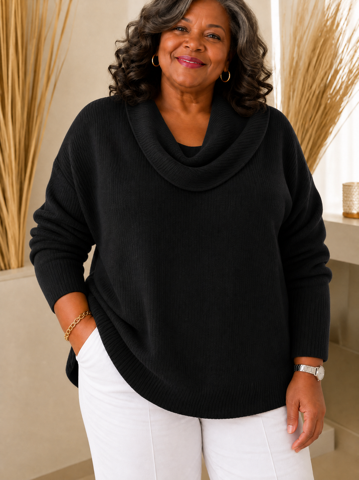 Cowl Neck Jumper for Women